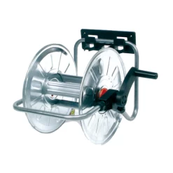 Talen Tools Draagbare Muurhaspel Verzinkt Voor 25 M 1/2" Of 5/8" Slang