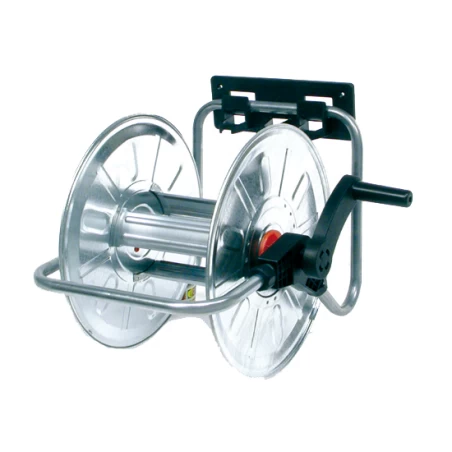 Talen Tools Draagbare Muurhaspel Verzinkt Voor 25 M 1/2" Of 5/8" Slang