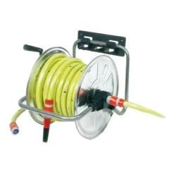 Talen Tools Muurhaspel Met 25 Meter Gele Tuinslang