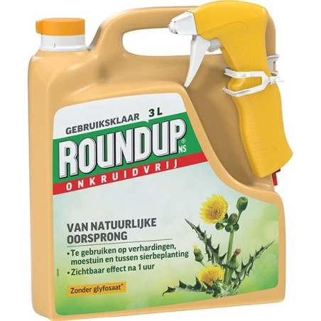Roundup NS Natuurlijk Onkruidvrij Kant En Klaar 3L